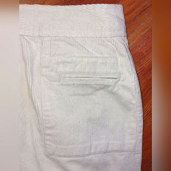 St John's Bay Winter White Corduroy Pants - Picture 7 of 10